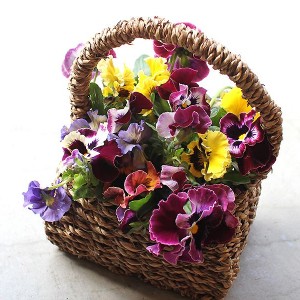 Pansy Basket Arrangement